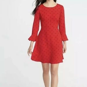 💃SLEEVE 3/4 DRESS WomenELASTIC Red